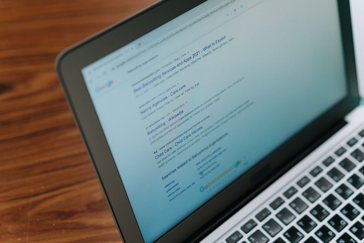 Ekran z wynikami wyszukiwania SEO